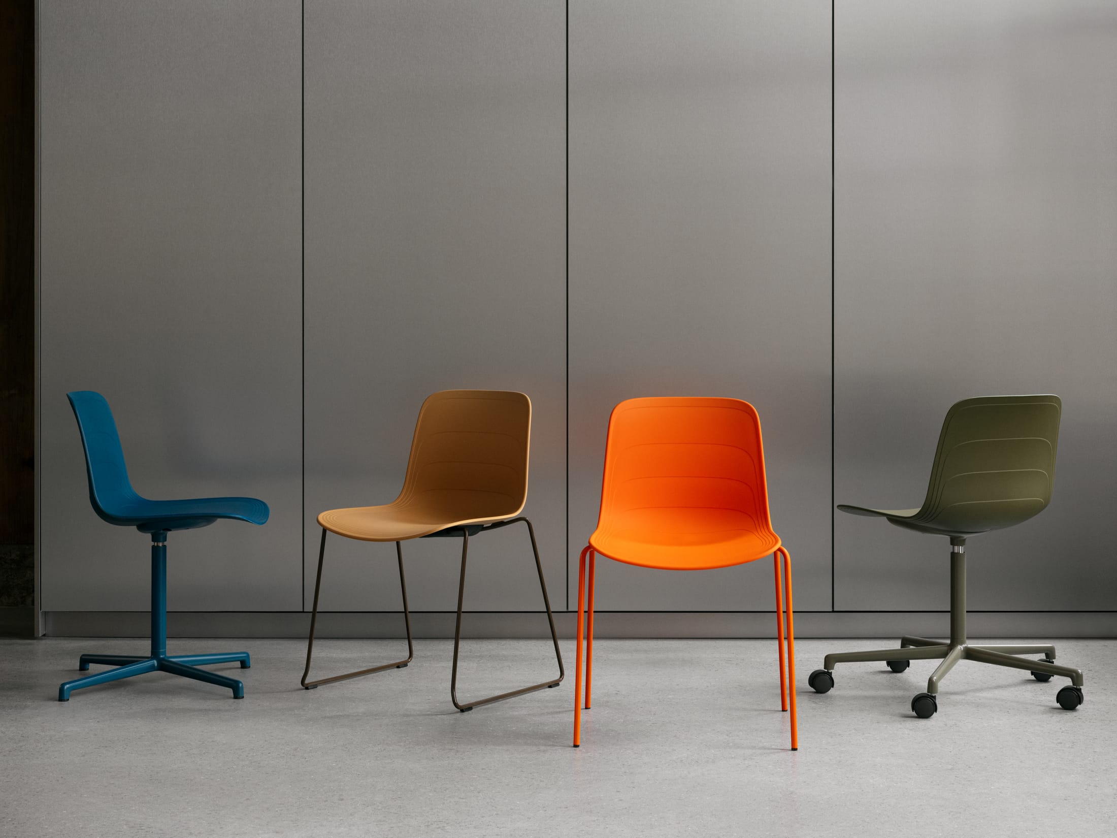 Yellowtrace Lammhultsgradechairs4feetbluesledbasecamel4legsorange5feetcastersgreenp01 10 Opt80