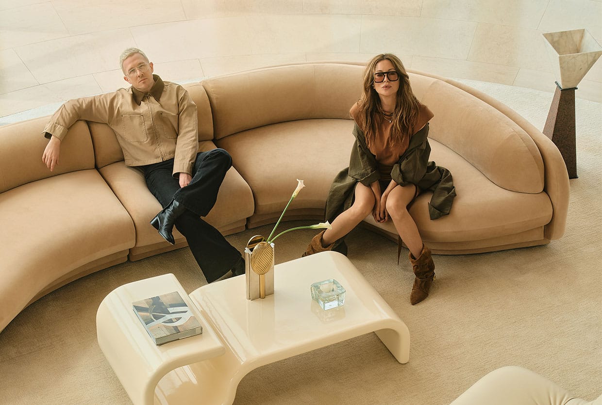 Yellowtrace Poet Sofa By Tiffany Howell Of Night Palm For Ellison Studios