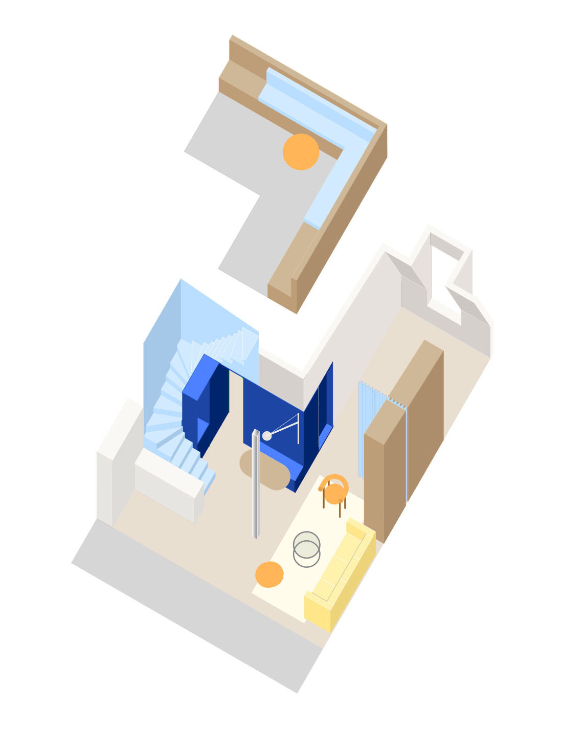 Axo Gleimstraße 43+roof2