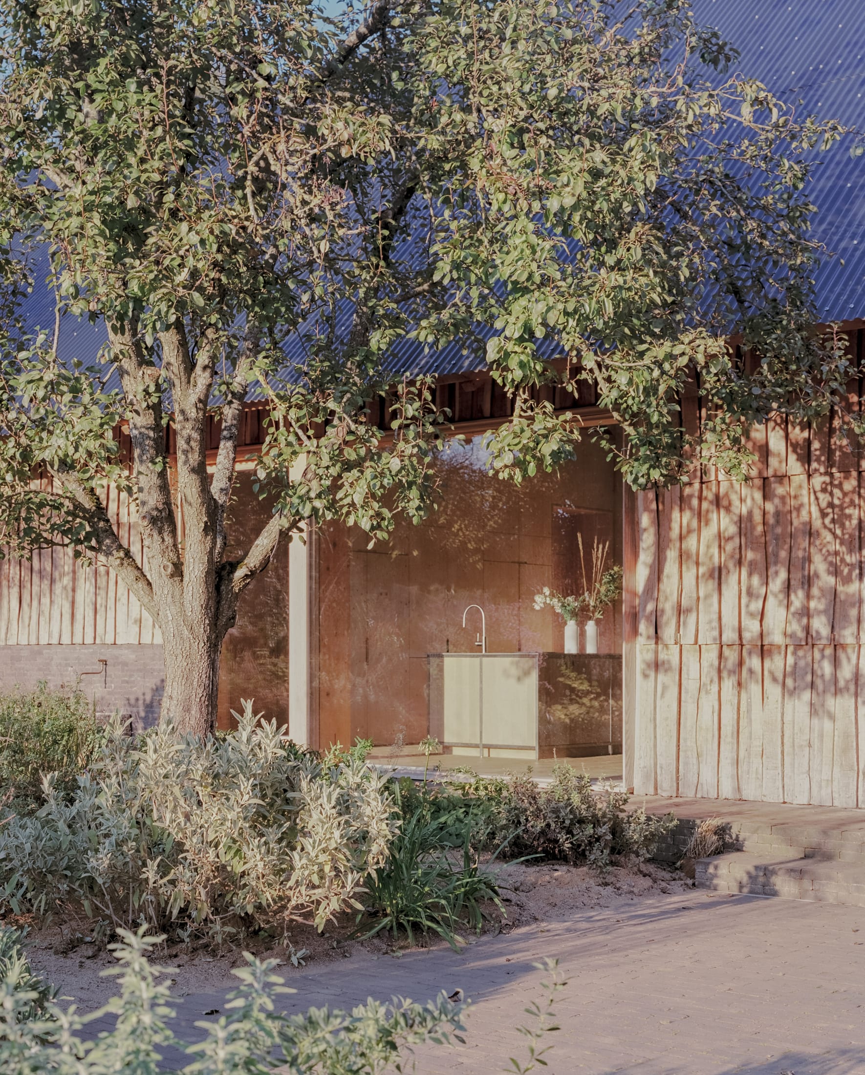 Yellowtrace Okra The Apple House Materially Innovative Education And Wellbeing Hub Set In Previously Neglected Orchard Photo Nick Dearden 03 Opt80