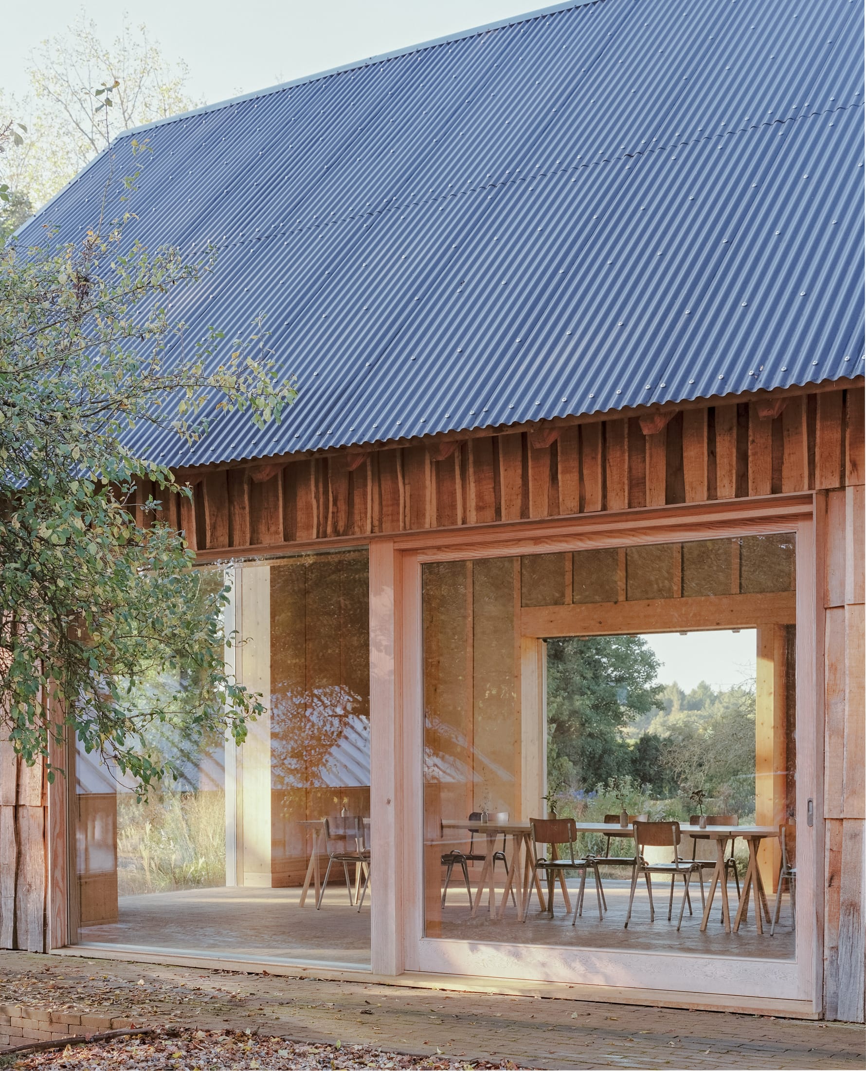 Yellowtrace Okra The Apple House Materially Innovative Education And Wellbeing Hub Set In Previously Neglected Orchard Photo Nick Dearden 05 Opt80