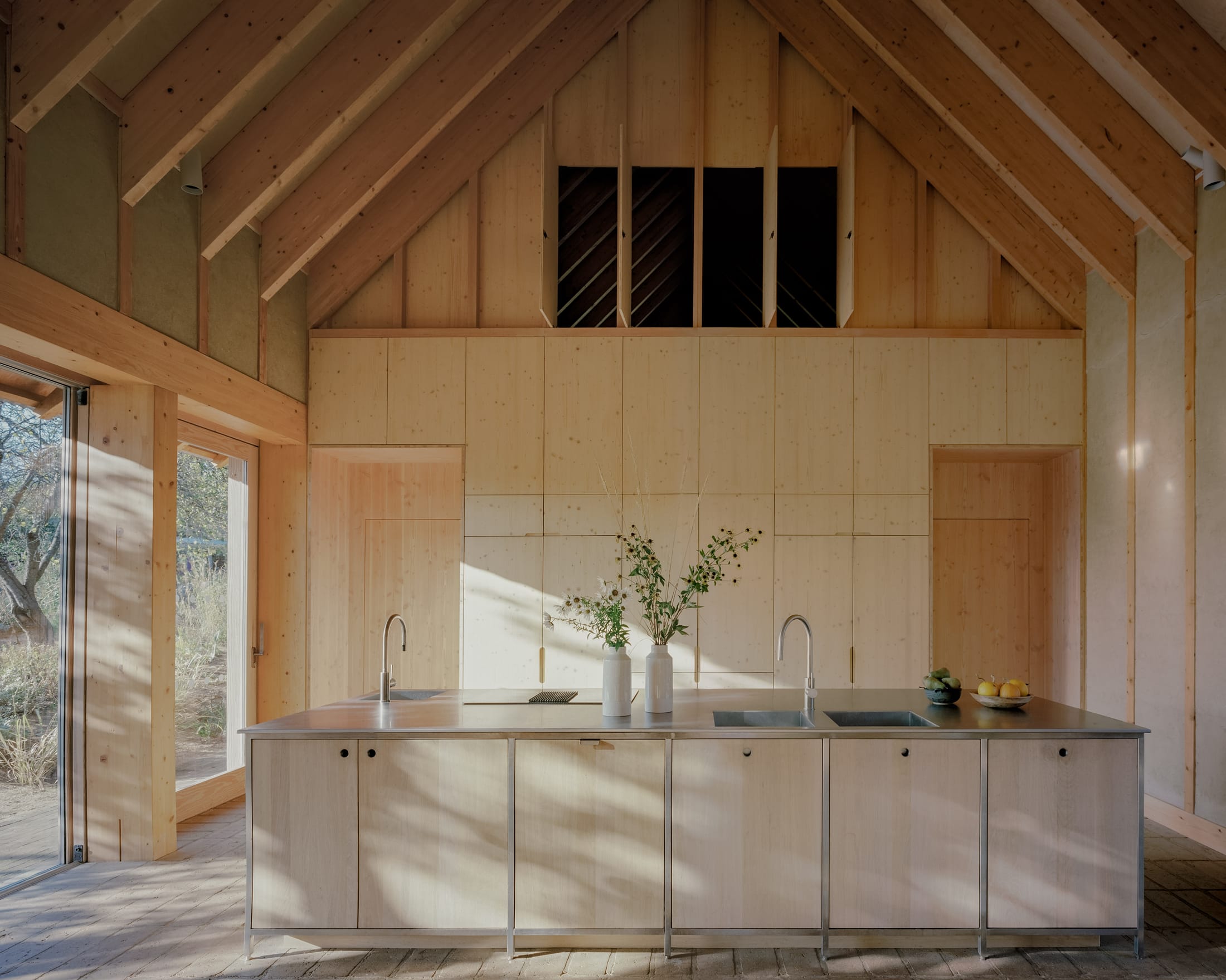 Yellowtrace Okra The Apple House Materially Innovative Education And Wellbeing Hub Set In Previously Neglected Orchard Photo Nick Dearden 10 Opt80