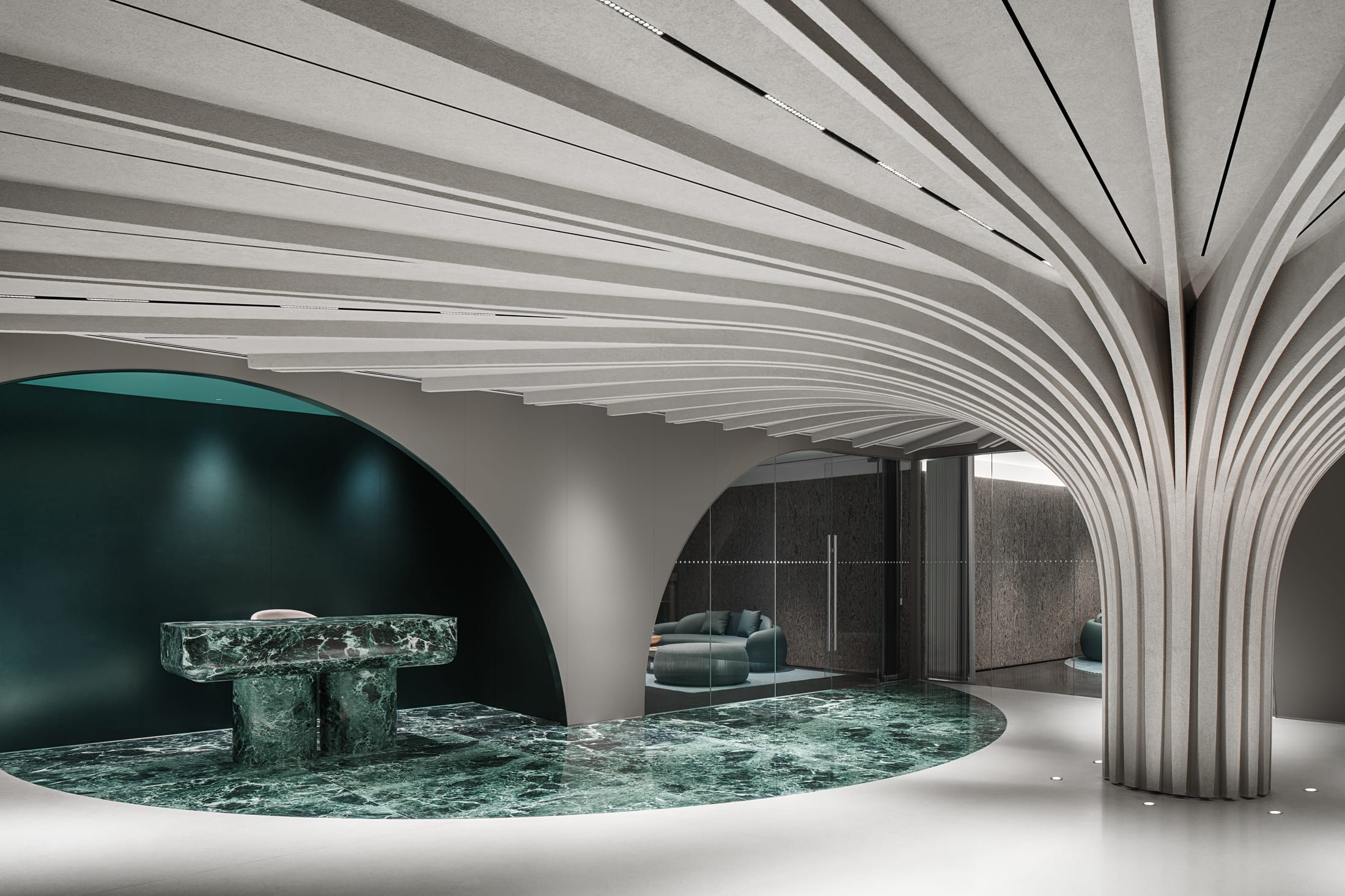 Yellowtrace Ippolito Fleitz Group Max Hangzhou China Contemporary Office Interior Photo Zhu Di 16 Opt80