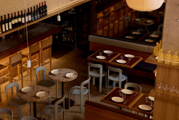 Yellowtrace Bar Monte Newstead Studio Plenty Brisbane Italian Restaurant Interior Design