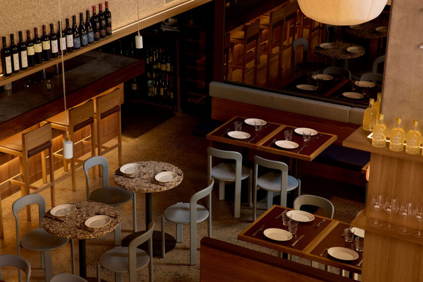 Yellowtrace Bar Monte Newstead Studio Plenty Brisbane Italian Restaurant Interior Design