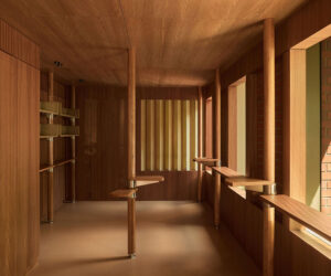 Yellowtrace Dion Hall Standing Room Cafe Melbourne Timber Lined Interior