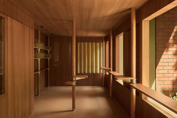 Yellowtrace Dion Hall Standing Room Cafe Melbourne Timber Lined Interior