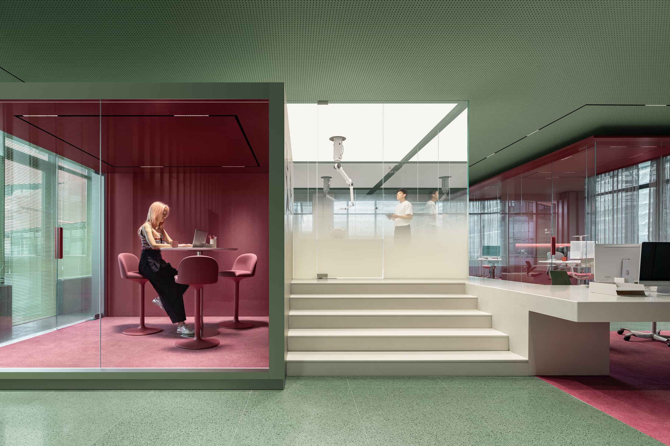 Yellowtrace Ippolito Fleitz Group Max Ningbo China Contemporary Office Interior Photo Zhu Di 06 Opt80