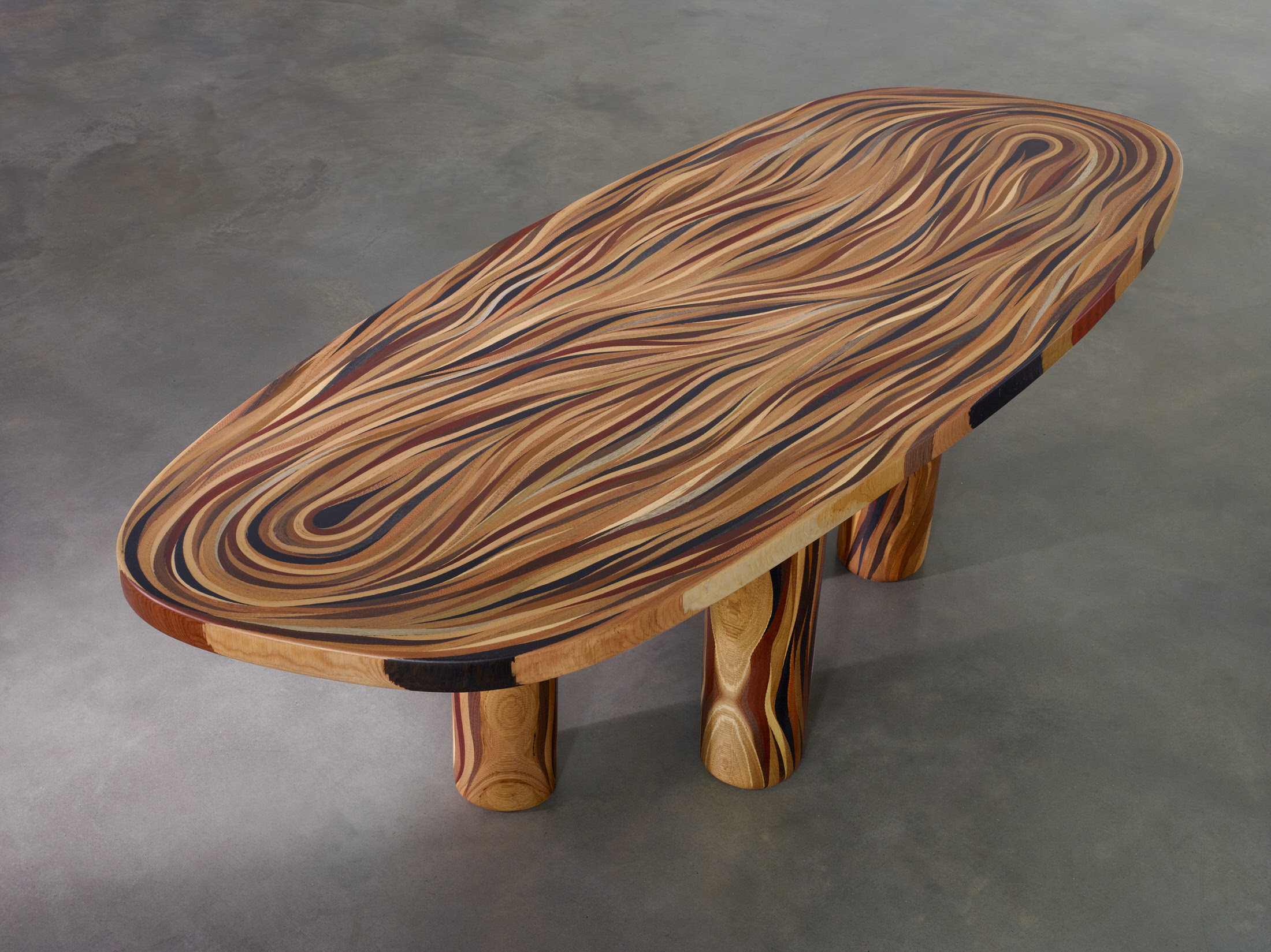 Yellowtrace Milan Design Week 2026 Brodie Neil Woodstrokes Table 01