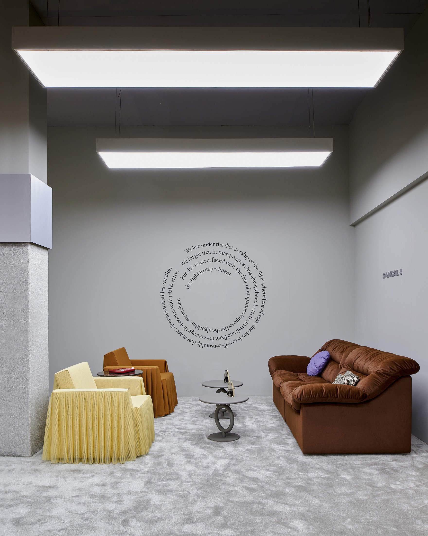 Yellowtrace Sancal Experimentarium Salone 26 Stand 2 13 Opt90