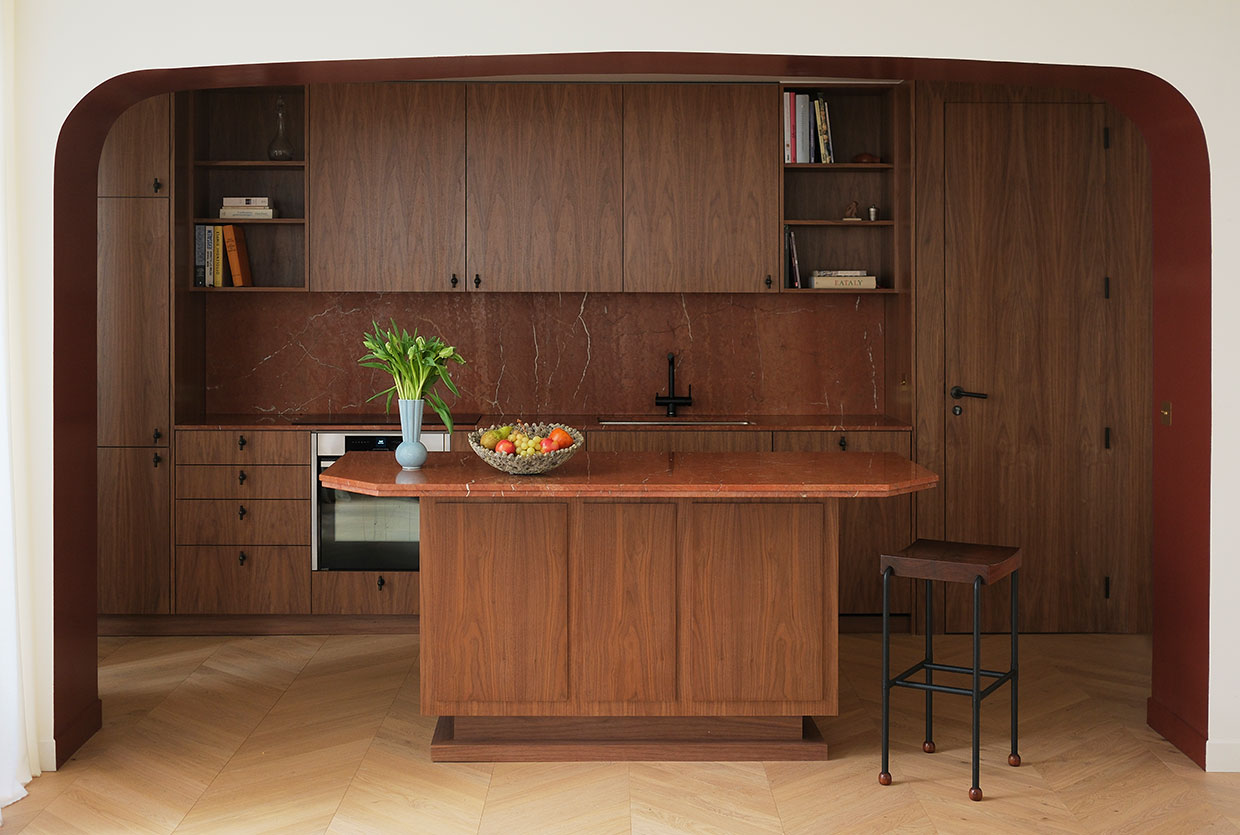 Yellowtrace Hauvette Madani Saint Georges Paris Apartment Design Timber Kitchen