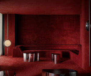 Yellowtrace Mil Studios Jungle Headquarters Madrid Office Design Red Carpet Room