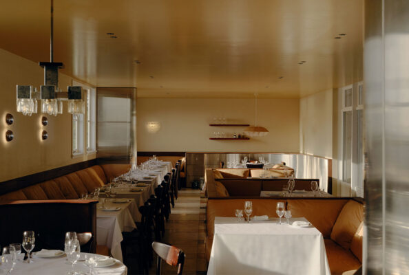 Yellowtrace Pattern Studio Mobys Whale Beach Restaurant Italian Interiors