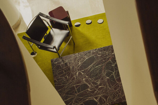 Yellowtrace For Mat In The Beginning There Was An Egg Debut Rug Collection